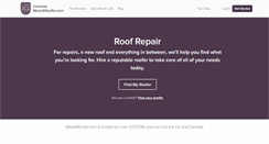 Desktop Screenshot of meetaroofer.com